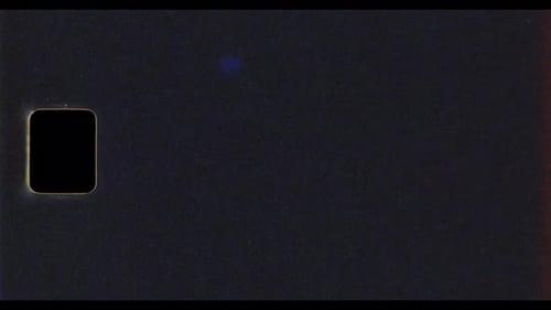Spectrum 8mm Collection: Vintage 200T Super 8 Film style lens flare moving across the top with a spr