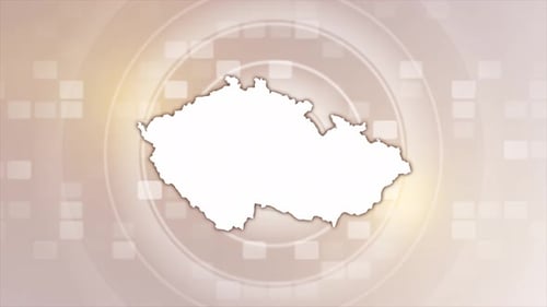 Animierte Karte der Tschechischen Republik