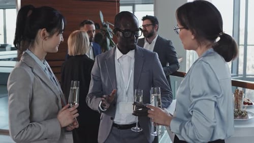 Telling Funny Story To Colleagues