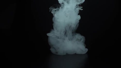 Smoke in slow motion.