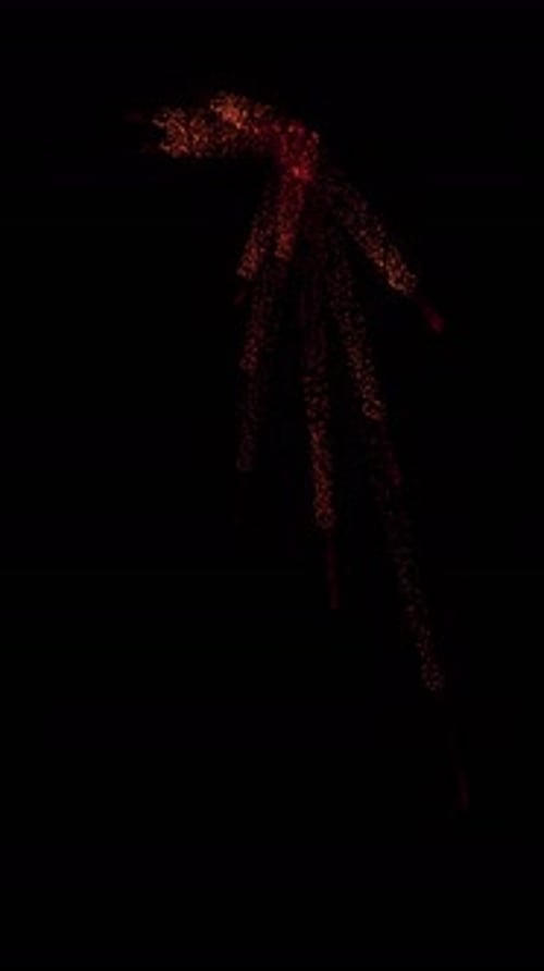 Abstract Rising Fiery Particle Effect