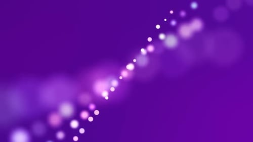 Fluid Bokeh Light Particles Motion Background Loop