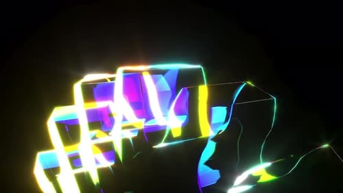 Gear Glow on Black Intro Loop