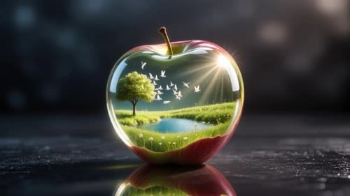 Glass Apple