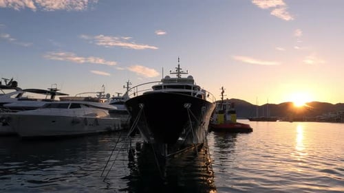 Marina With Yachts In Marmaris