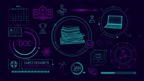 Animated Infographics on the Theme of Learning and Education