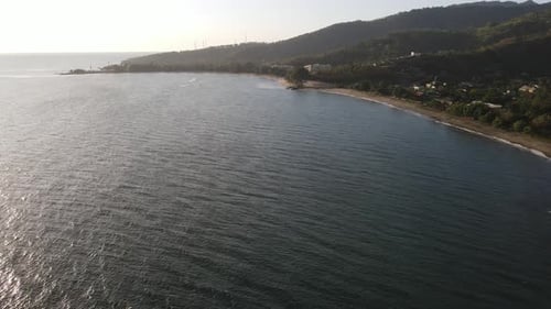 Aerial beach lombok