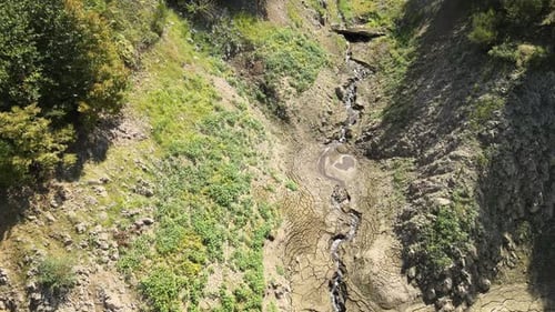 canyon de rivière sèche