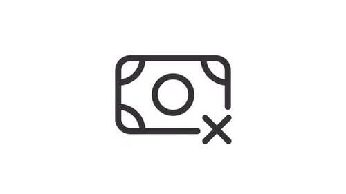 Animated Reject Payment Line Ui Icon