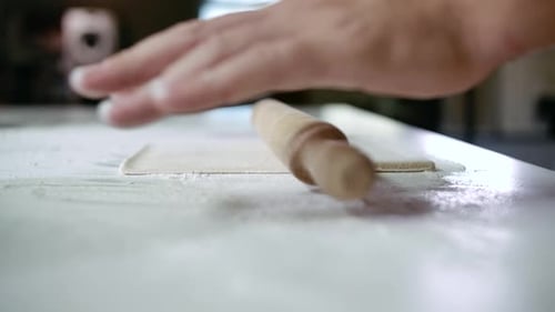 Rolling Dough with a Small Rolling Pin