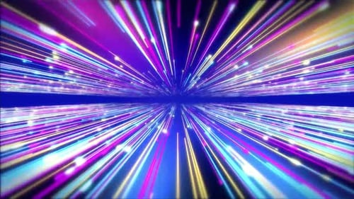 Vidéo sur l'effet de distorsion des lumières horizontales