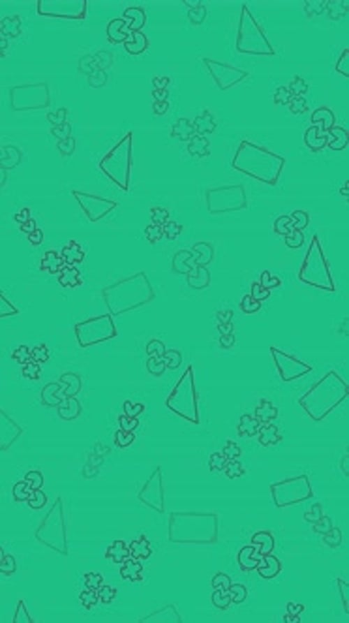 Geometry Pattern Animation Dashed Abstract Seamless Background Shapes