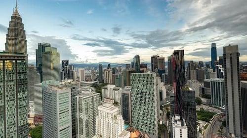 Kuala Lumpur Skyline at Sunset
