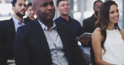 Diverse Group Attending Corporate Conference