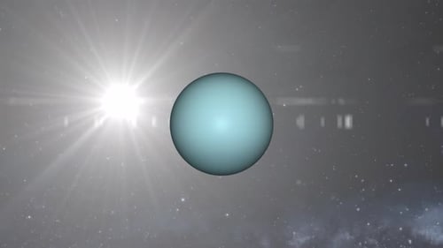 Uranus planet animation. 2424