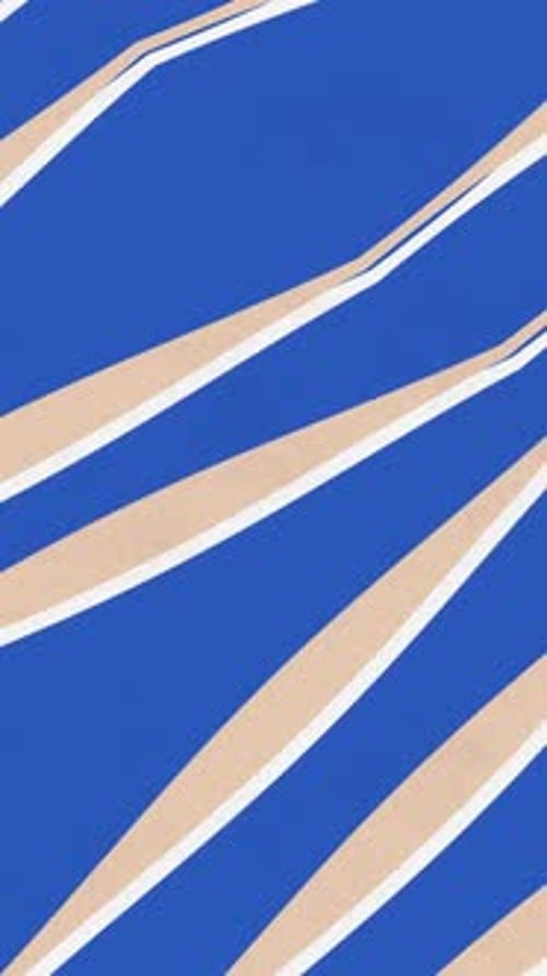 Abstrakte Komposition mit blauem Hintergrund