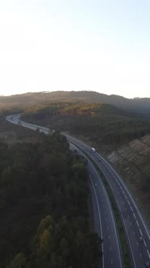 Vertical Video of Forest Highway