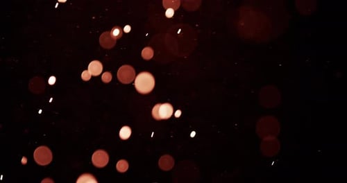 Bokeh Sand Particles In Smooth Flow