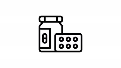 Animation Pill Bottle Icon