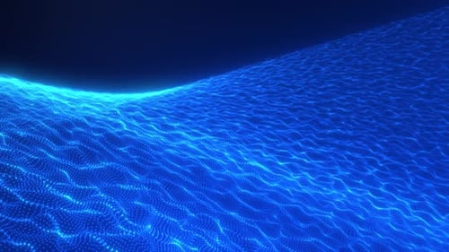 Abstract digital particle wave and light abstract background