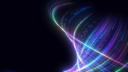 Líneas de velocidad coloridas abstractas V15