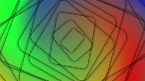 Square Pattern movement, Gradient Squares seamless 4k cubes background animation loop. Vd 607