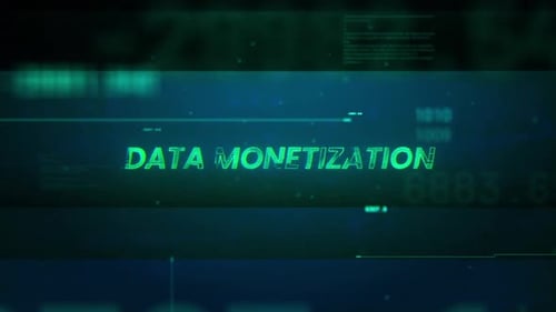 Digital Glitch Text Title Reveal Animation