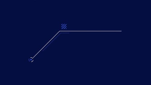 Geometric Line Call Out Title Element Animation