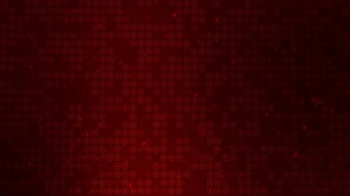 New Red Color Background Circle Particle Animation