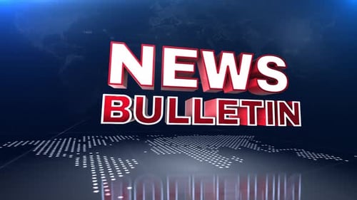 Modern 3D News Bulletin Broadcast Title Reveal