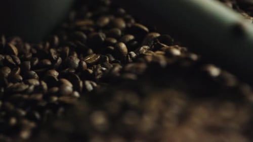 Roasted Coffee Beans Mixing