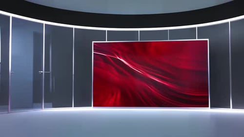 News TV Studio Set - Virtual Green Screen Background Loop: A Versatile and Affordable Option