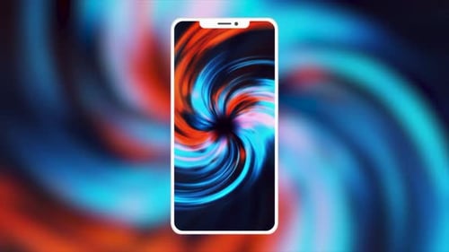 Vibrant Abstract Smartphone Background