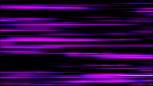 Futuristic Neon Purple Light Streaks Loop Background