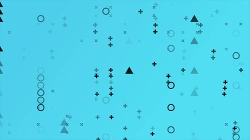 Futuristic Modern High Tech Geometric Shape Loop Animate Triangle Circle Digital Geometric Shape Ani