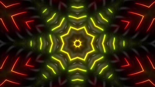 O padrão dinâmico de neon vermelho explosivo pulsa com energia vibrante