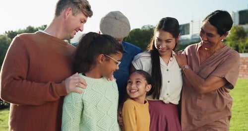 Happy Family Bonding Together in Grassy Park
