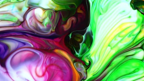 Abstract Flowing Colors Background Visuals