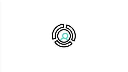 Animated Connecting User Profile Icon