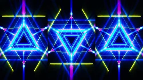 Colorful Dynamic Tunnel Background Animation