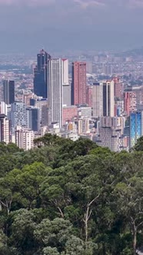 Bogota Skyline At Bogota In Cundinamarca Colombia.