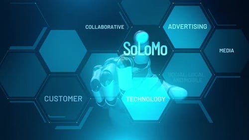 Solomo Social Local And Mobile marketing touch screen