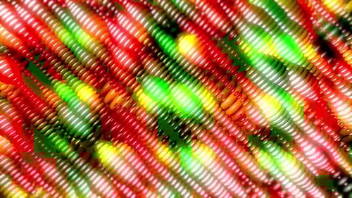 Colorful Fluid Abstract Shapes Background Loop Animation