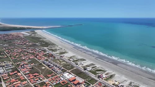 Playa de Atalaia en Luis Correia en Piaui, Brasil.