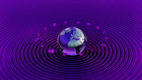 3D Earth Infographic Animation