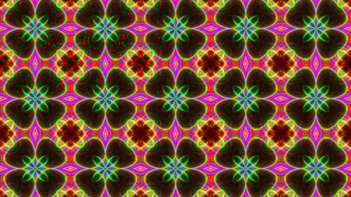 Colorful Kaleidoscope VJ Loop V5
