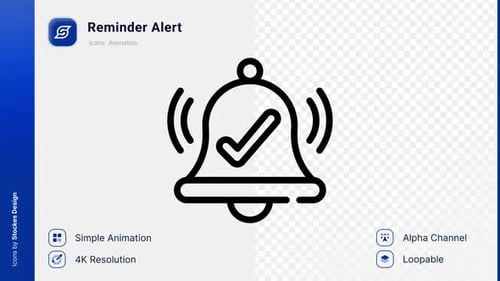 Warnsymbol für Animationserinnerung