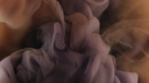 Mist Flow Dye Spread Underwater Stream Ink Art