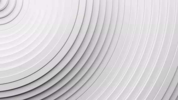 Abstract pattern of circles with the effect of displacement. Loop ...