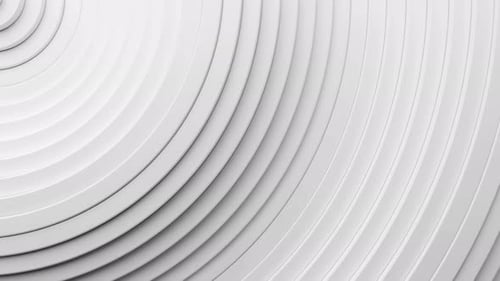 Abstract pattern of circles with the effect of displacement. Loop animation